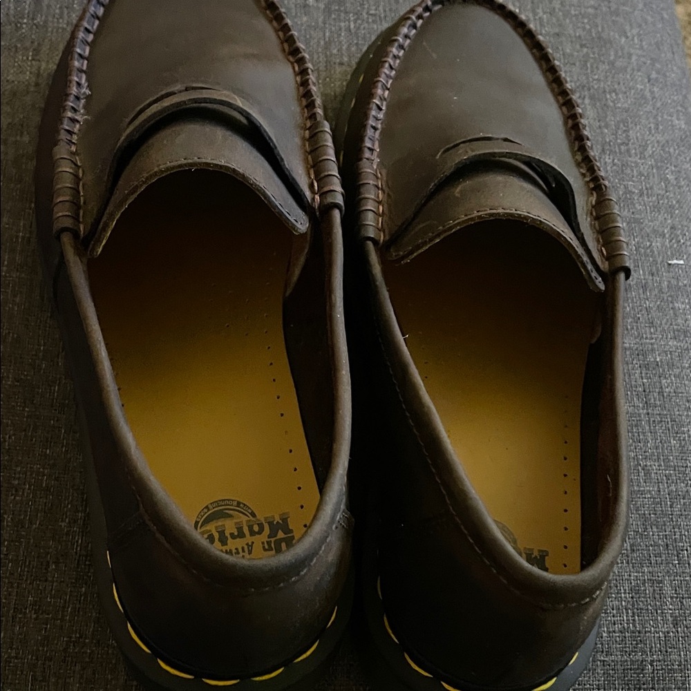 Dr Mentons Penton Brown Leather Men's Shoes - Picture 8 of 8